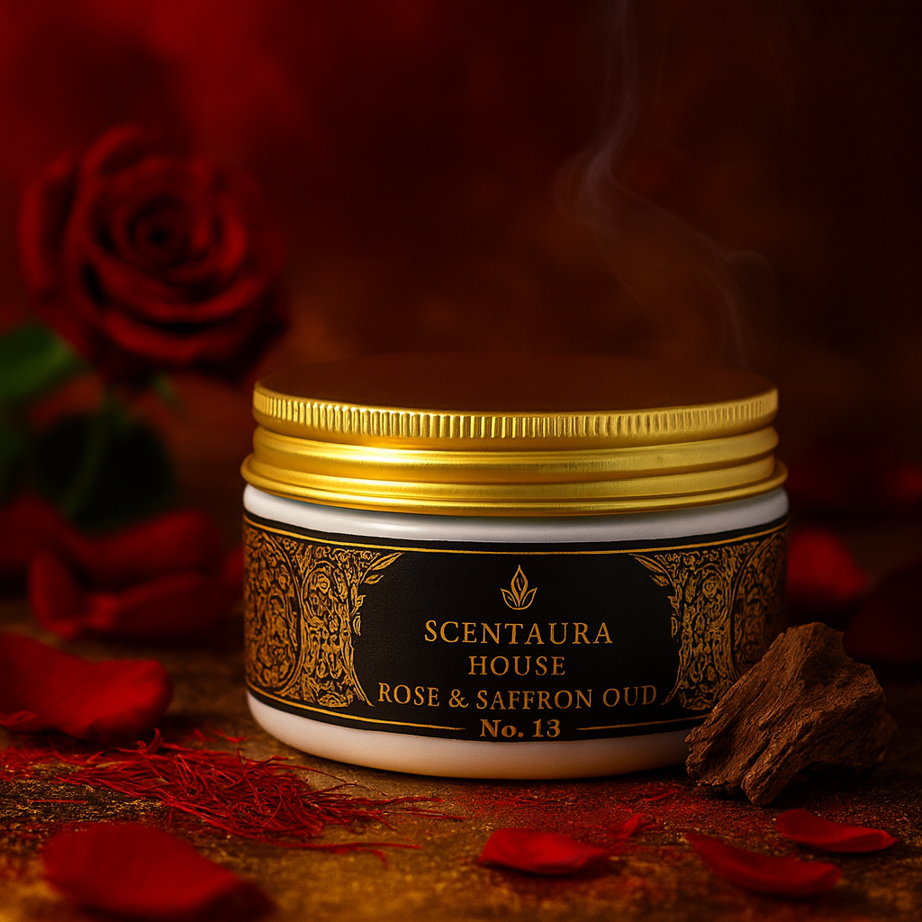 ScentBakhoor  – Rose & Saffron Oud