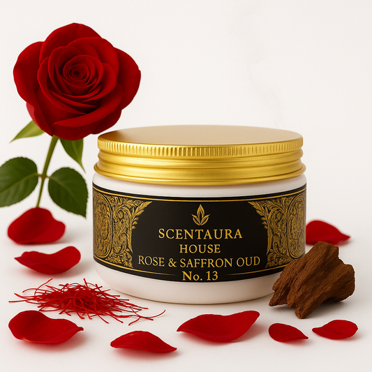 ScentBakhoor  – Rose & Saffron Oud