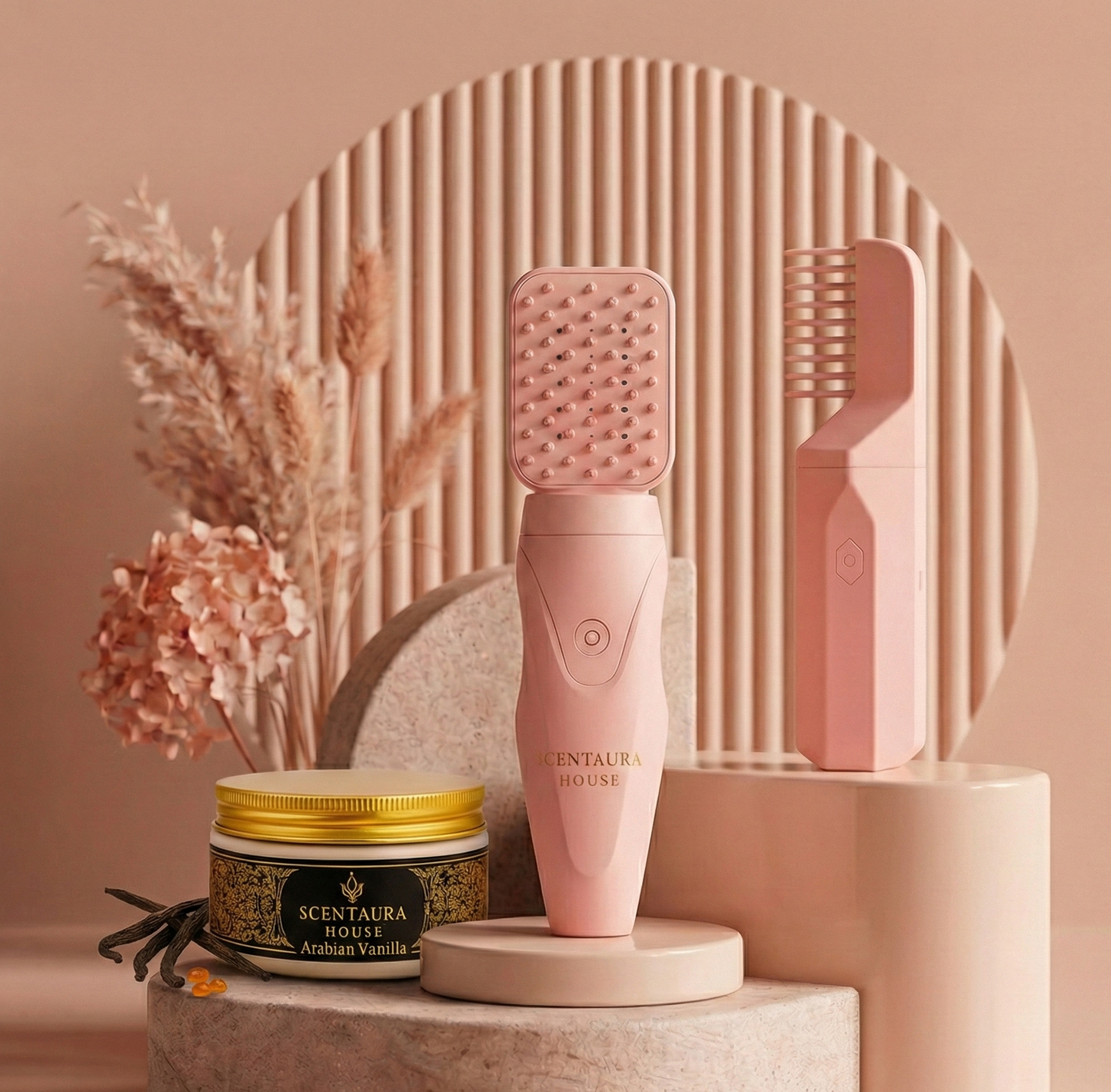Brosse parfumante + Peigne parfumant + Bakhour